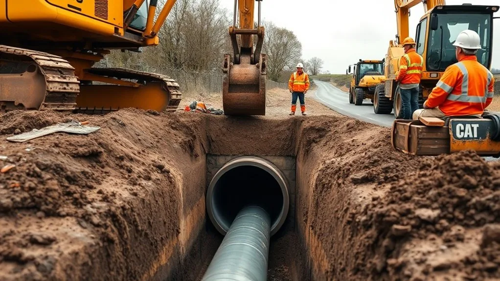 Pipe Ramming in Erith | Driving Pipes Under Roads, Walls & Buildings